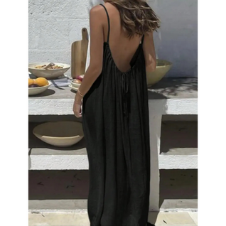 Robe à bretelles dos nu